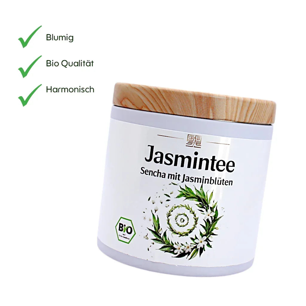 Bio Jasmintee - Sencha mit Jasminblüten - Naturheiltee