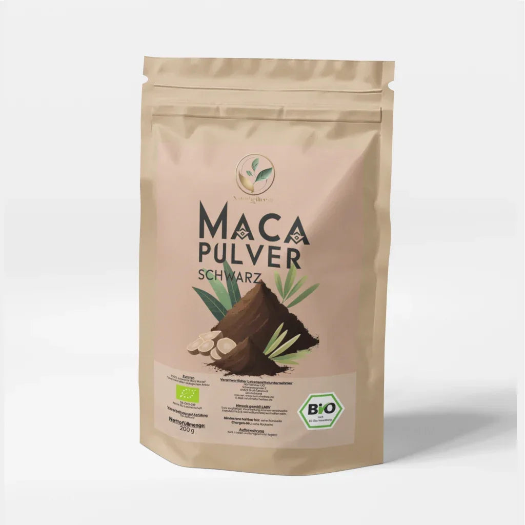 Bio Maca Pulver schwarz - Naturheiltee