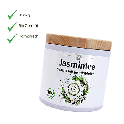 Bio Jasmintee - Sencha mit Jasminblüten - Naturheiltee